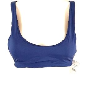 NEW Andie Bikini Extra Small Swim Vacation The Ventura Top XS Navy Blue